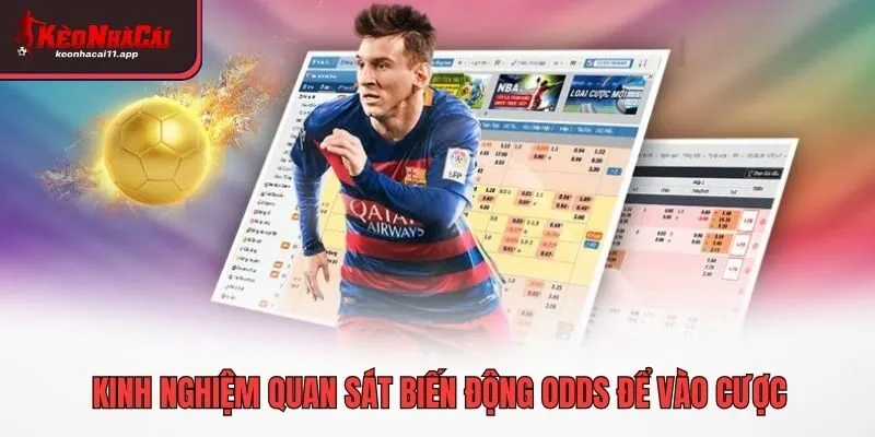 Kinh nghiệm quan sát biến động odds để vào cược