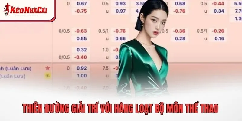 Thiên đường giải trí với hàng loạt bộ môn thể thao